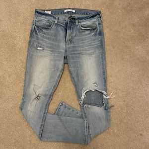 PacSun Stacked Skinny Jeans w/ Knee rips